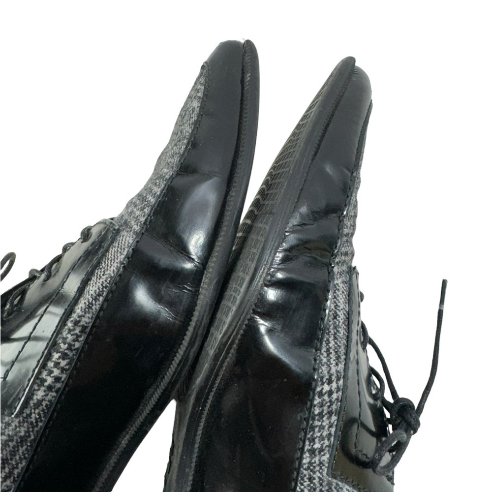 STUART WEITZMAN black and plaid loafers size 10 - Picture 11 of 12